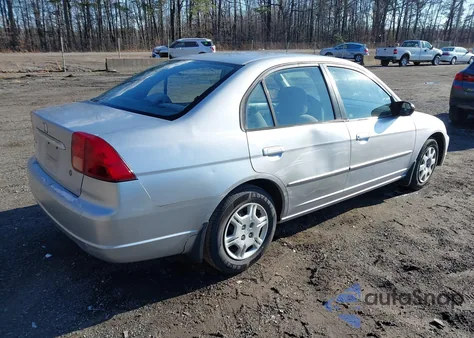 2002 Honda Civic Lx from USA, damaged, VIN 1HGES16502L045127